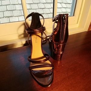 Pewter colored Sandal